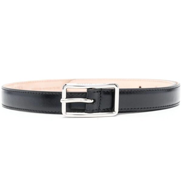 Alexander McQueen  buckle-fastening leather belt