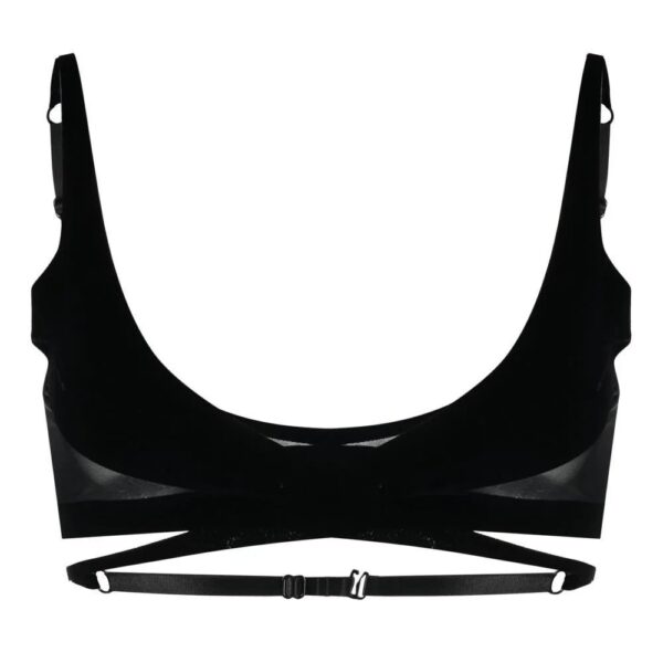 Wolford  x Mugler Flock Shaping bra