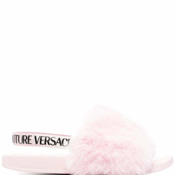 Versace Jeans Couture  fluffy logo sliders