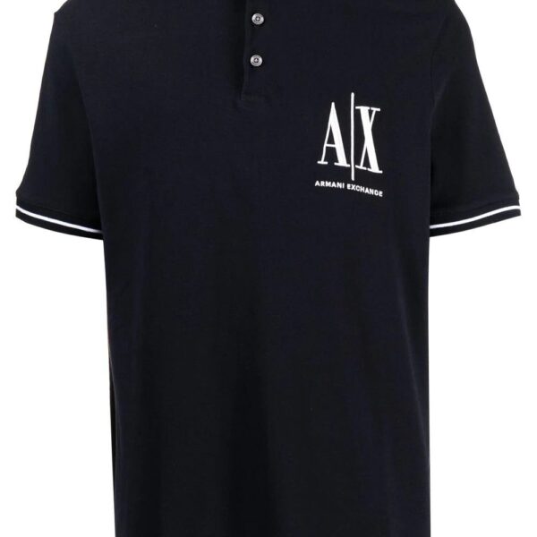 Armani Exchange  logo-print short-sleeved polo shirt