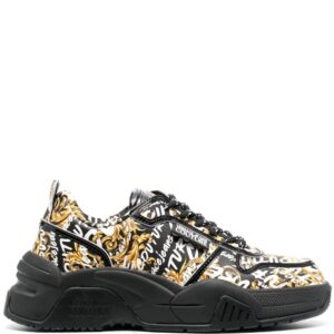 Versace Jeans Couture Logo Brush Couture-print sneakers