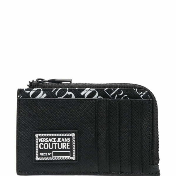 Versace Jeans Couture  logo-print curve-edge wallet