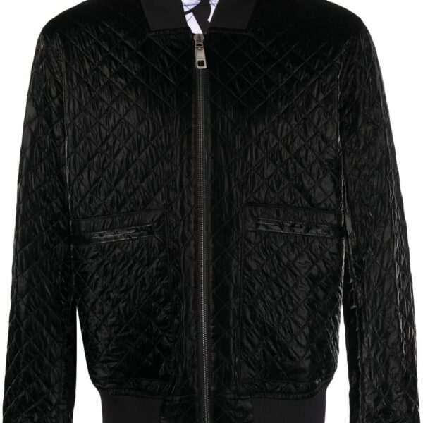 Dolce & Gabbana  diamond-quilted bomber jacket