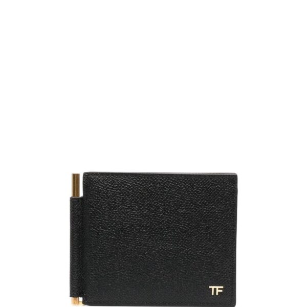 TOM FORD hinged leather bifold wallet
