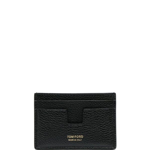 TOM FORD  logo-print leather cardholder