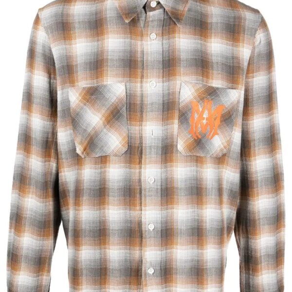 Amiri check-print shirt