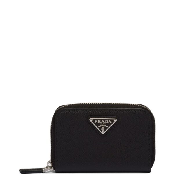 Prada  logo-plaque Saffiano coin purse