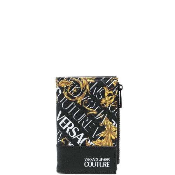 Versace Jeans Couture  Barocco-print bi-fold wallet