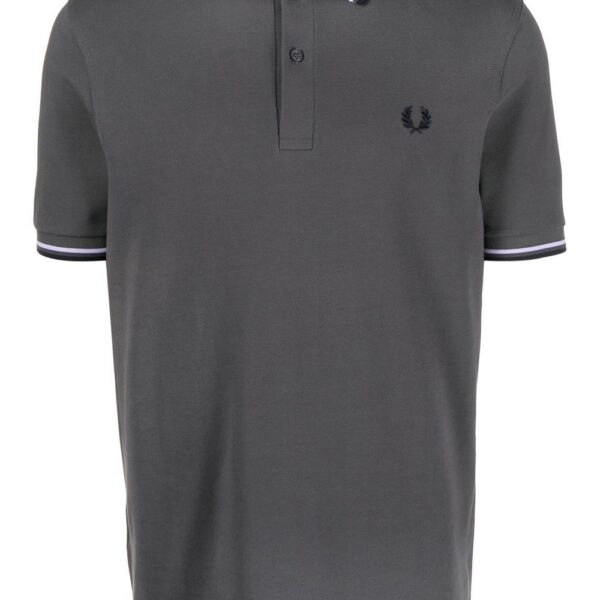 Fred Perry  stripe-trim polo-shirt