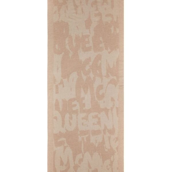 Alexander McQueen  Graffiti-logo jacquard scarf