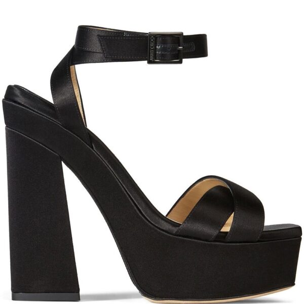 Jimmy choo  140mm Gaia satin sandals