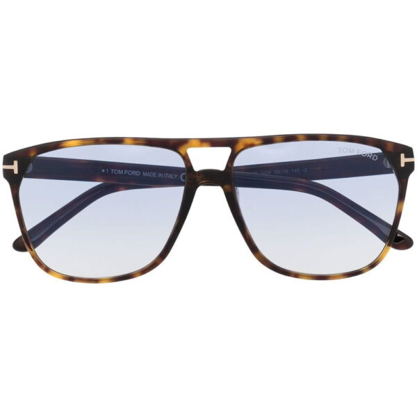 Tom Ford Eyewear tortoiseshell pilot-frame sunglasses