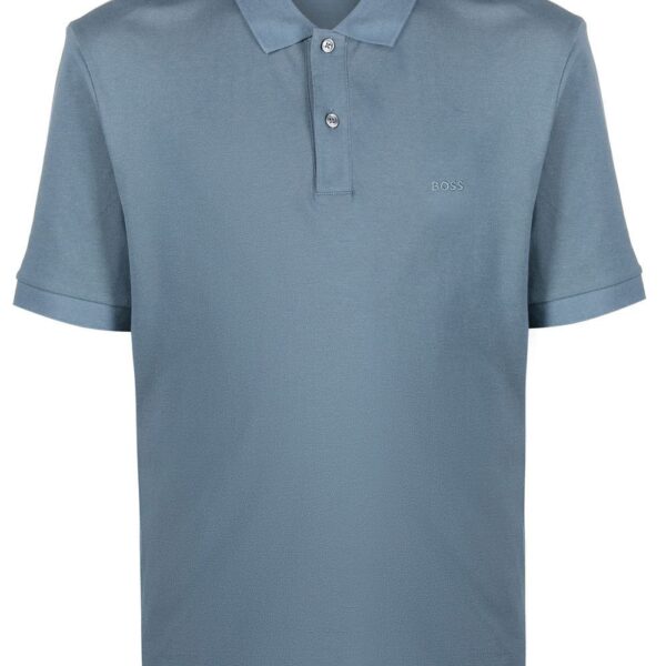 BOSS  short sleeved cotton polo shirt