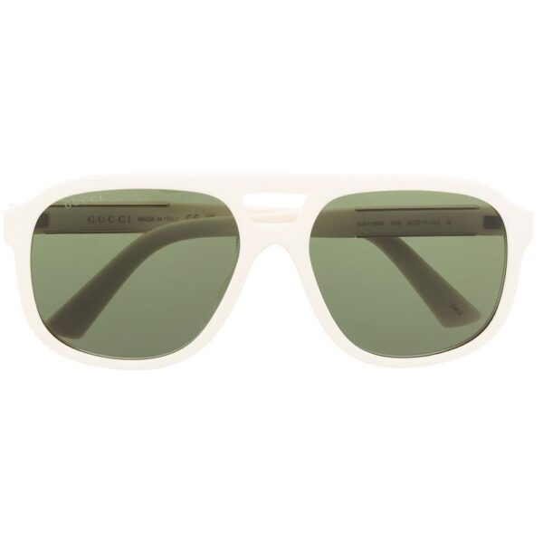 Gucci Eyewear pilot-frame logo-plaque sunglasses