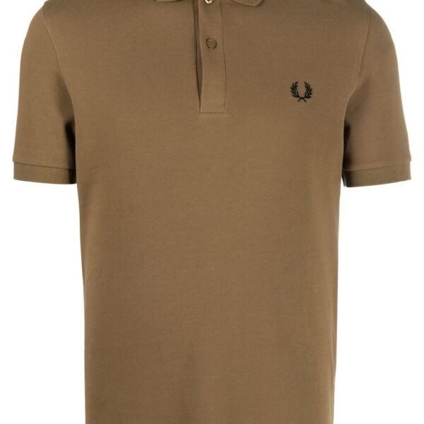 Fred Perry embroidered-logo polo shirt