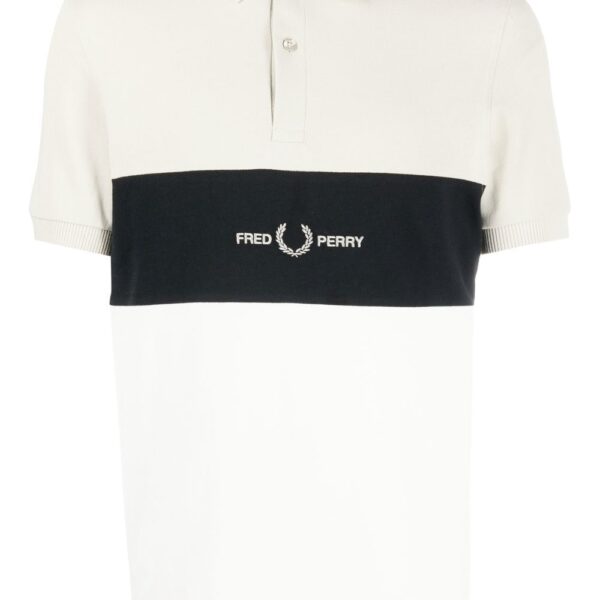 Fred Perry logo-print short-sleeved polo shirt