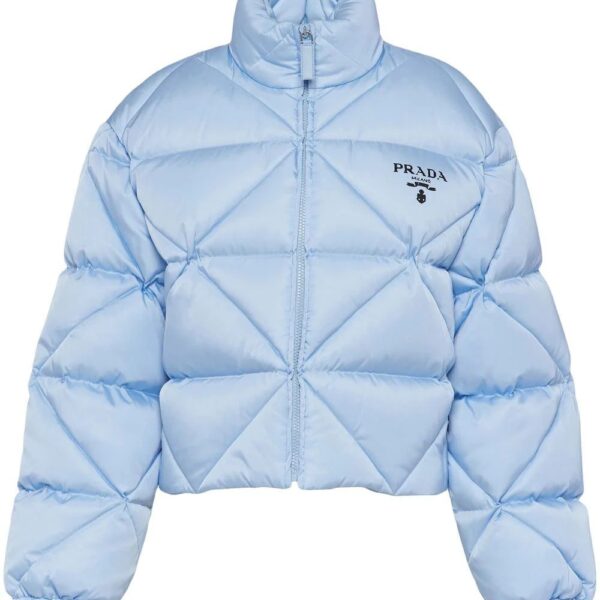 Prada  quilted cropped down jacket