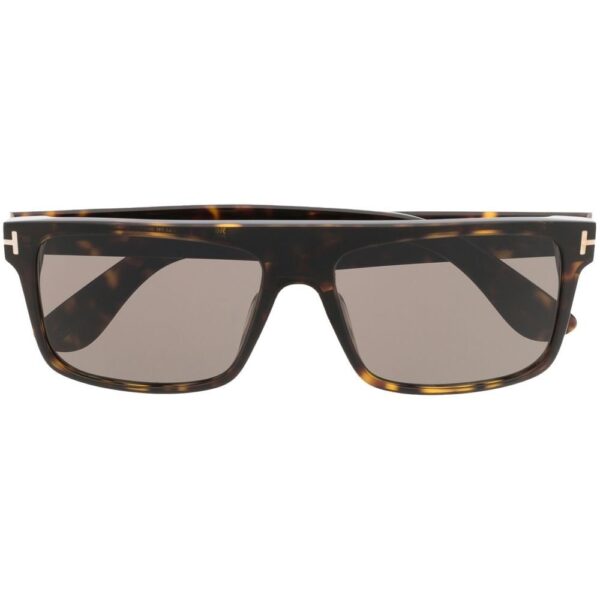 Tom Ford Eyewear square-frame tortoiseshell sunglasses