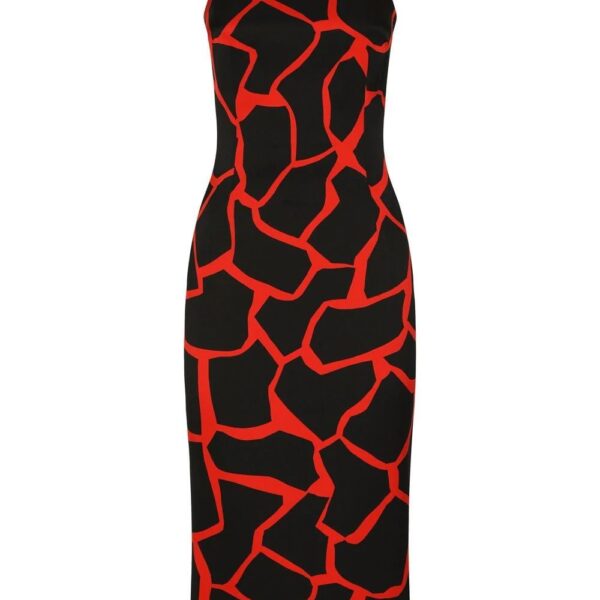 Dolce & Gabbana  graphic-print sleeveless dress