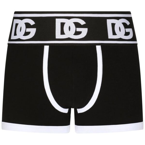 Dolce & Gabbana  logo-waist cotton boxer briefs