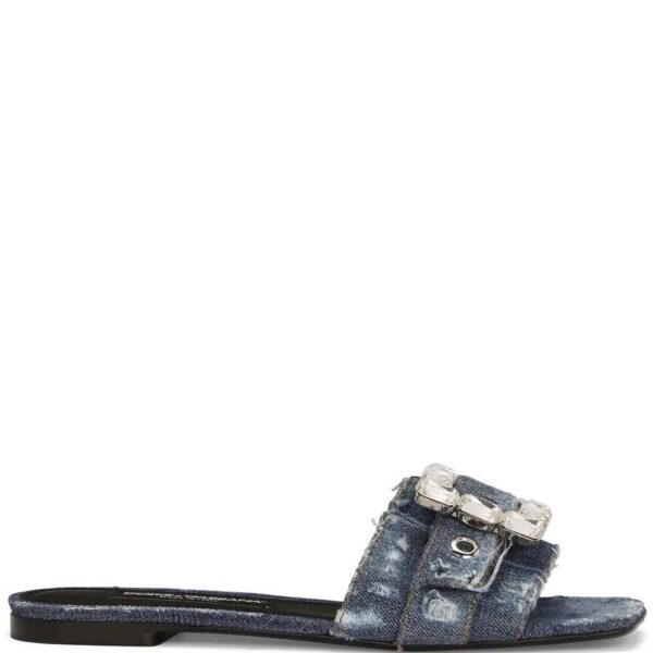 Dolce & Gabbana  buckle-detail slides