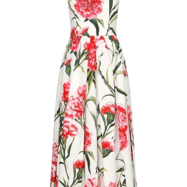 Dolce & Gabbana  floral-print midi dress