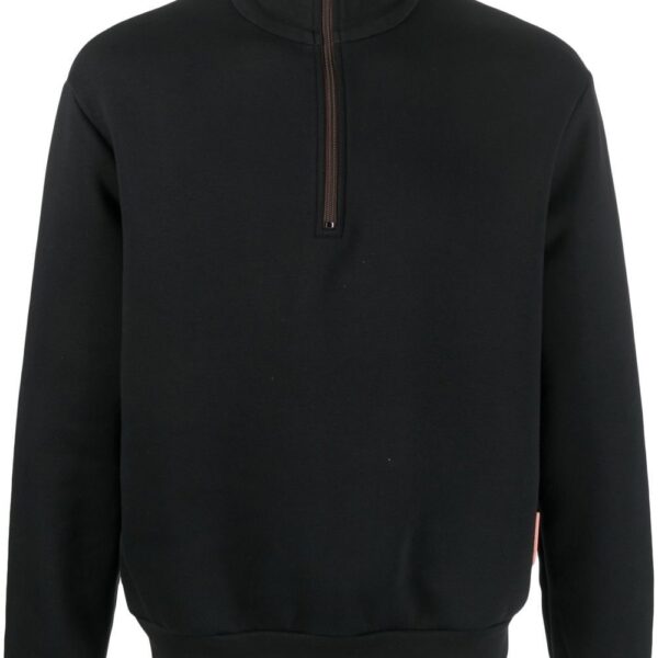 Acne Studios high-neck half-zip sweatshirt