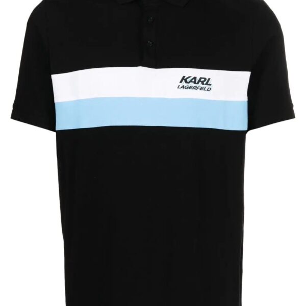 Karl Lagerfeld  logo-print short-sleeve polo shirt