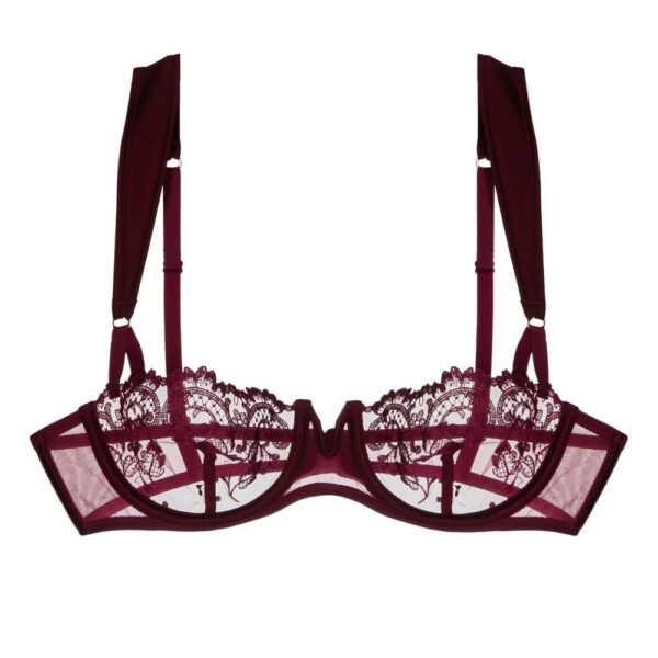 Kiki de Montparnasse  Juliette embroidered balconette bra