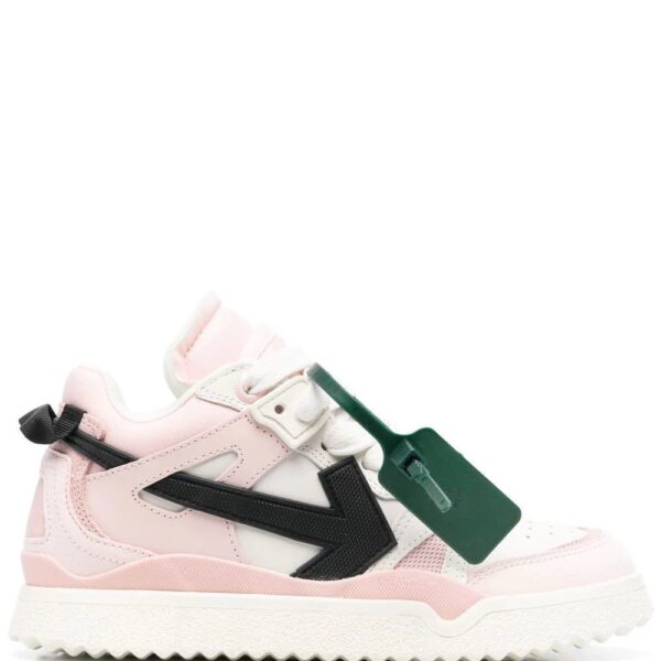 Off-White  Arrow-motif flat-sole trainers