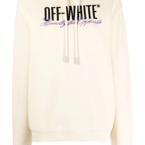 Off-White  Big Logo Opposite-print hoodie