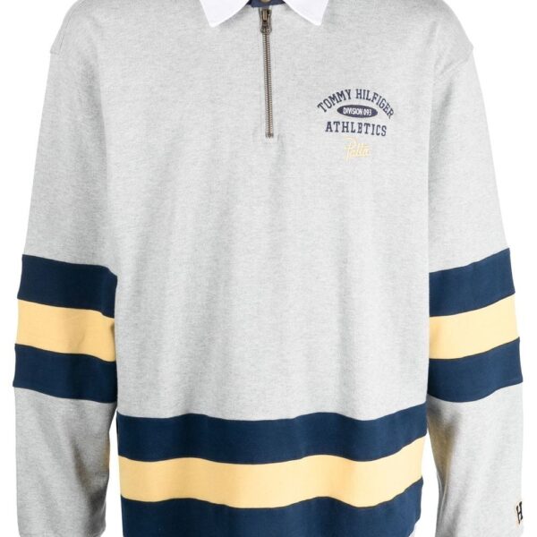 Tommy Hilfiger  embroidered-logo long-sleeve polo shirt