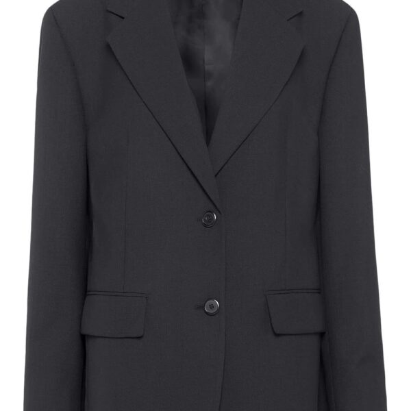 Prada  single-breasted virgin wool blazer