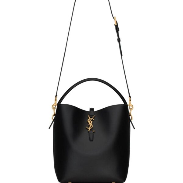 Saint Laurent Catherin logo-plaque leather bag