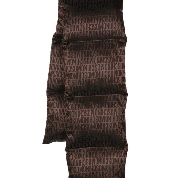 Moschino  monogram-jacquard quilted scarf