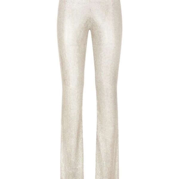 Dolce & Gabbana  KIM DOLCE&GABBANA crystal-embellished mesh trousers