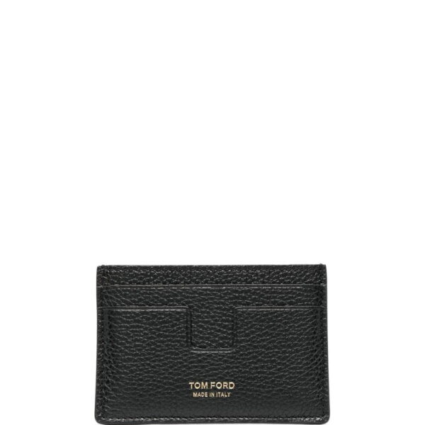 TOM FORD  logo print leather cardholder
