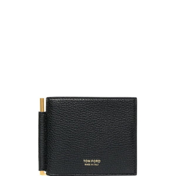 TOM FORD  money clip leather wallet