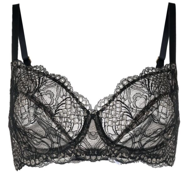 Hanro  lace detail underwire bra
