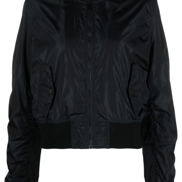 Off-White  Diag cropped bomber jacket