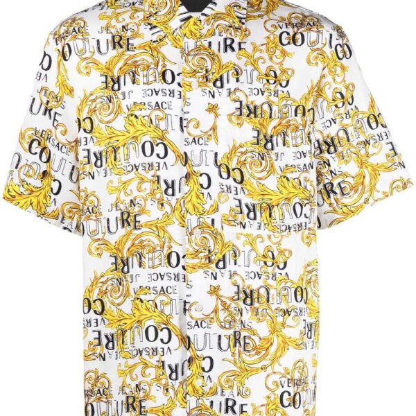 Versace Jeans Couture  baroque-print short-sleeve shirt