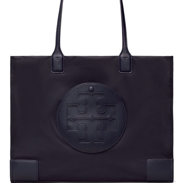 Tory Burch Ella logo-patch tote bag