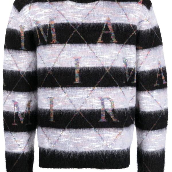 AMIRI  stripe-print knit jumper