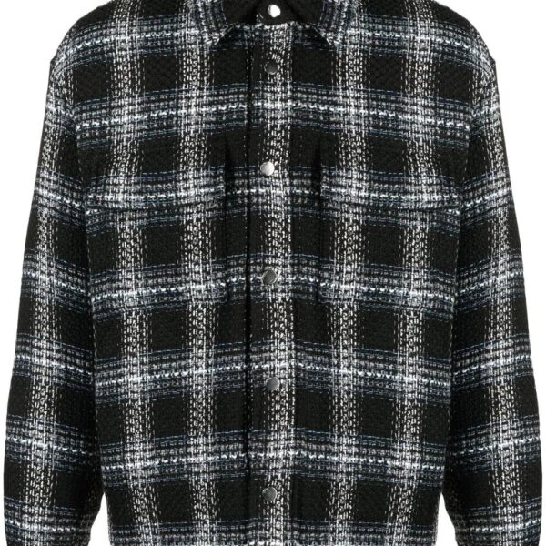 AMIRI  tweed long-sleeve shirt