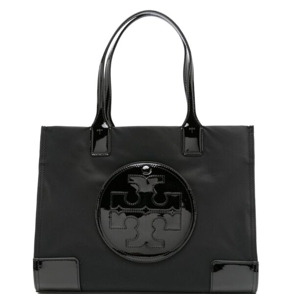 Tory Burch Ella small patent-detail tote bag