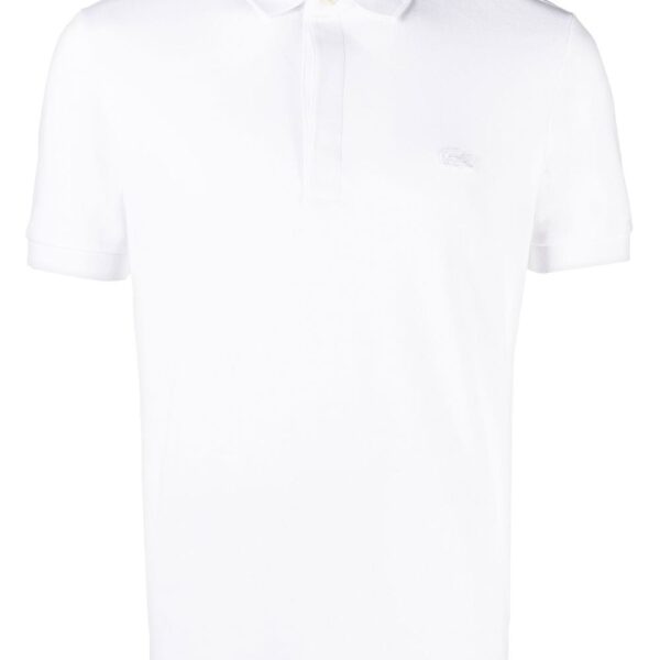 Lacoste logo-patch polo shirt