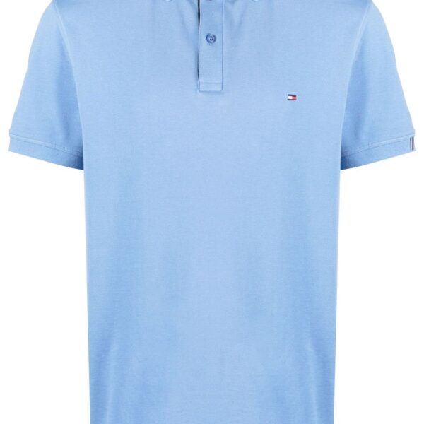 Tommy Hilfiger logo-embroidered polo shirt