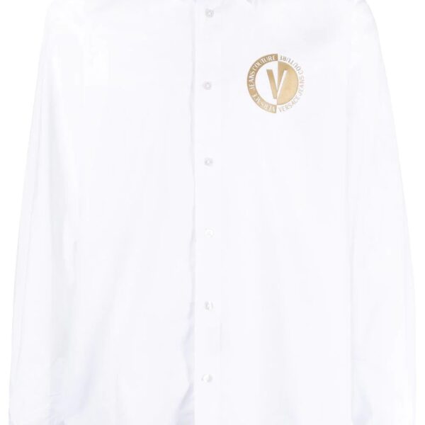 Versace Jeans Couture  logo print buttoned shirt