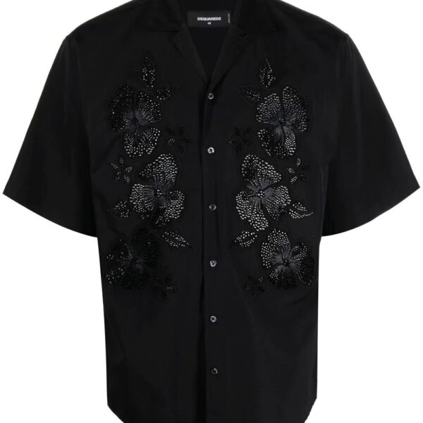 Dsquared2  floral-print short-sleeved shirt