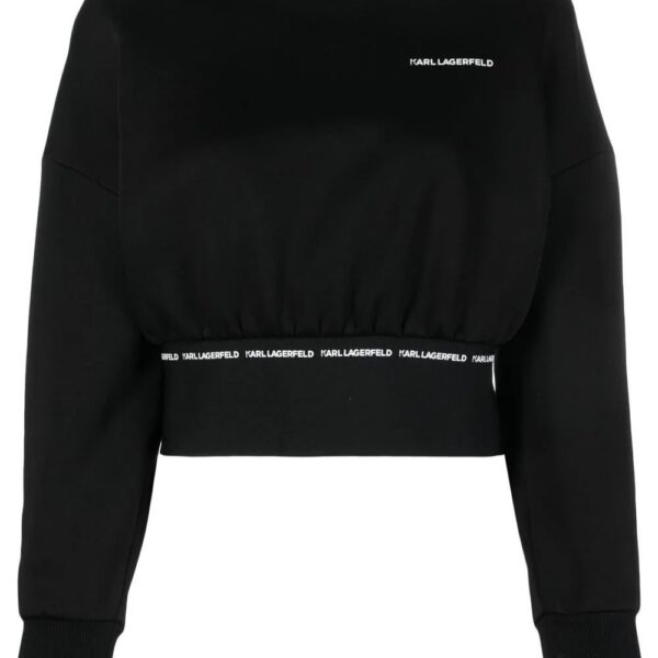 Karl Lagerfeld  logo-print crew-neck sweatshirt